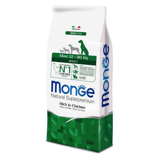 Monge Maxi Adult Crocchette Gusto Pollo | Zeus Pet Shop