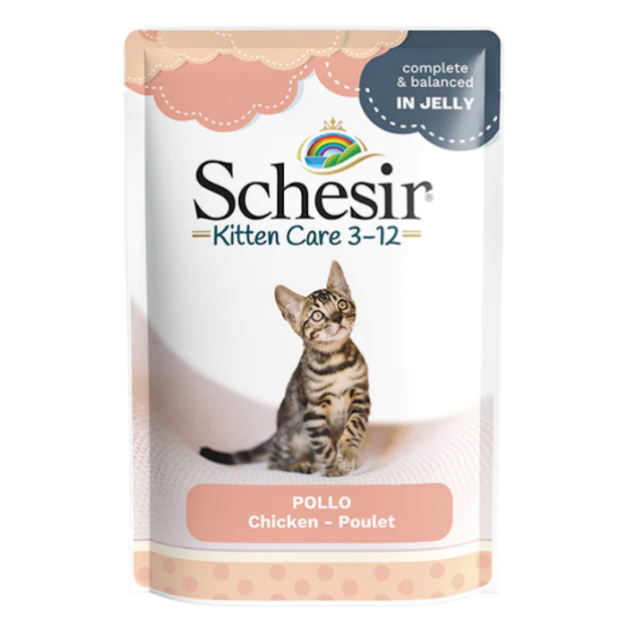 Schesir Kitten Filetti in Jelly per Gattino Gusto Pollo 85 gr | Zeus Pet Shop