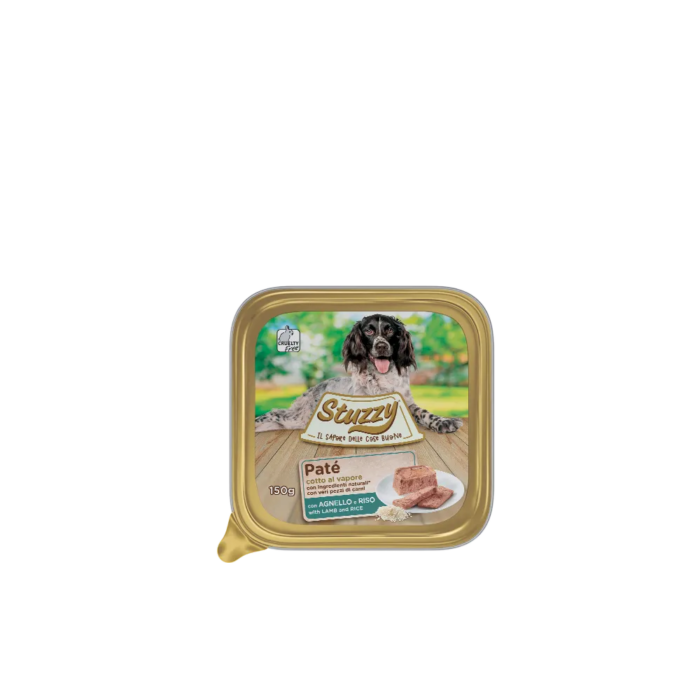 Stuzzy Dog Patè per Cane Adulto Gusto Agnello e Riso 150 gr | Zeus Pet Shop