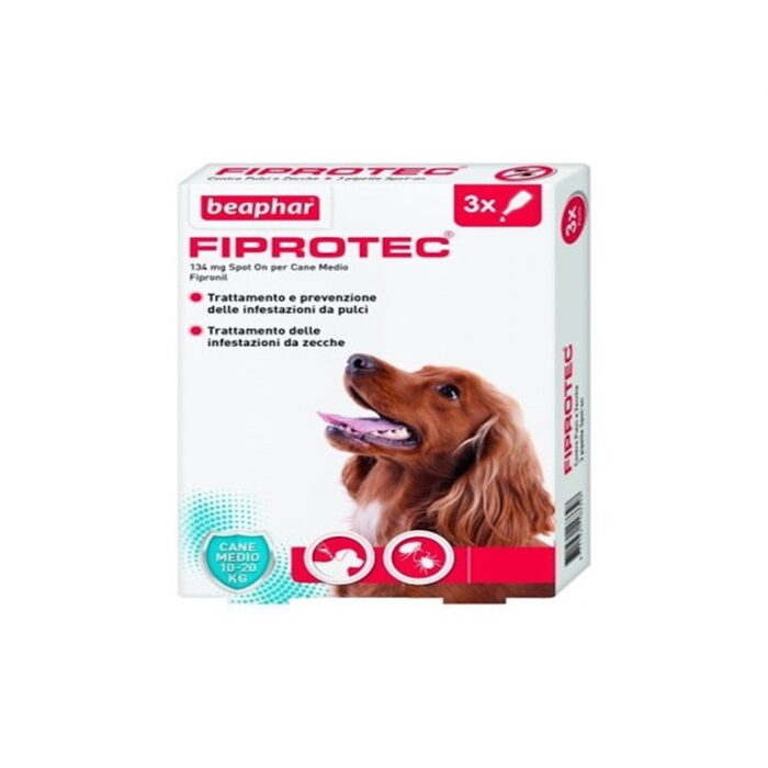 Beaphar Fiprotec Antiparassitario Spot On Cane 10-20 Kg | Zeus Pet Shop